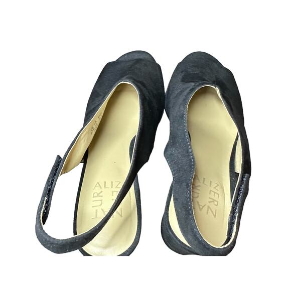 Naturalizer Preston Vegan Leather Peep Toe Sandals - 9.5 - Picture 9 of 10